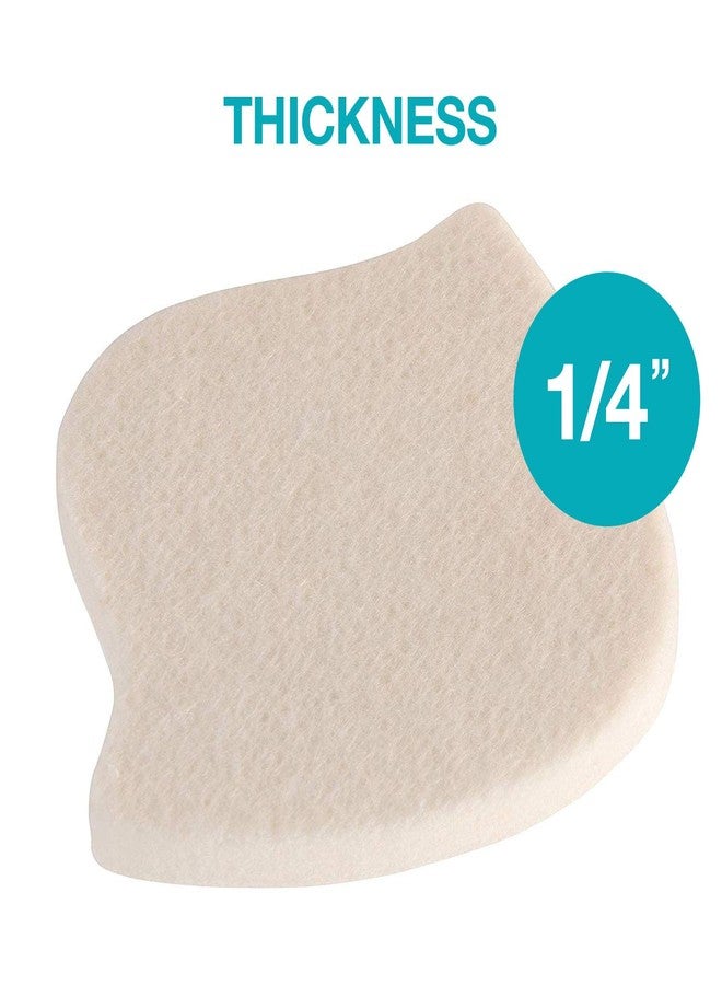 Steins 1/4” Adhesive Felt Metatarsal-Sesamoid #105 Foot Pads, Reduces Pain and Pressure on Ball of Foot, Promotes Healing of Metatarsalgia and High Arches, Left, 100 Count - Image 5